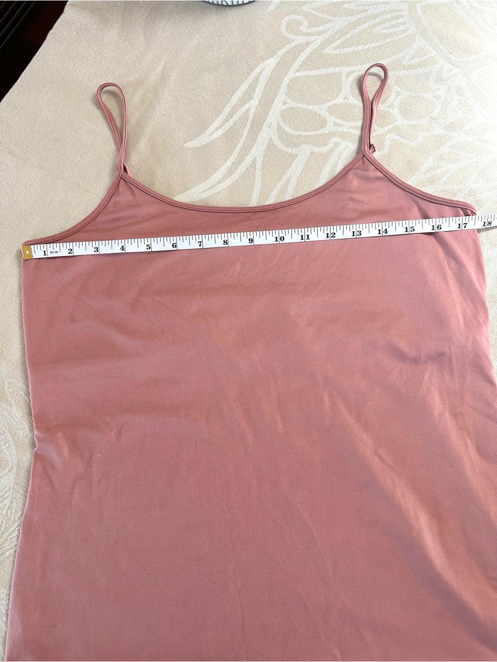 White House Black Market Dusty Rose Adjustable Strap Cami XL - Picture 5 of 5